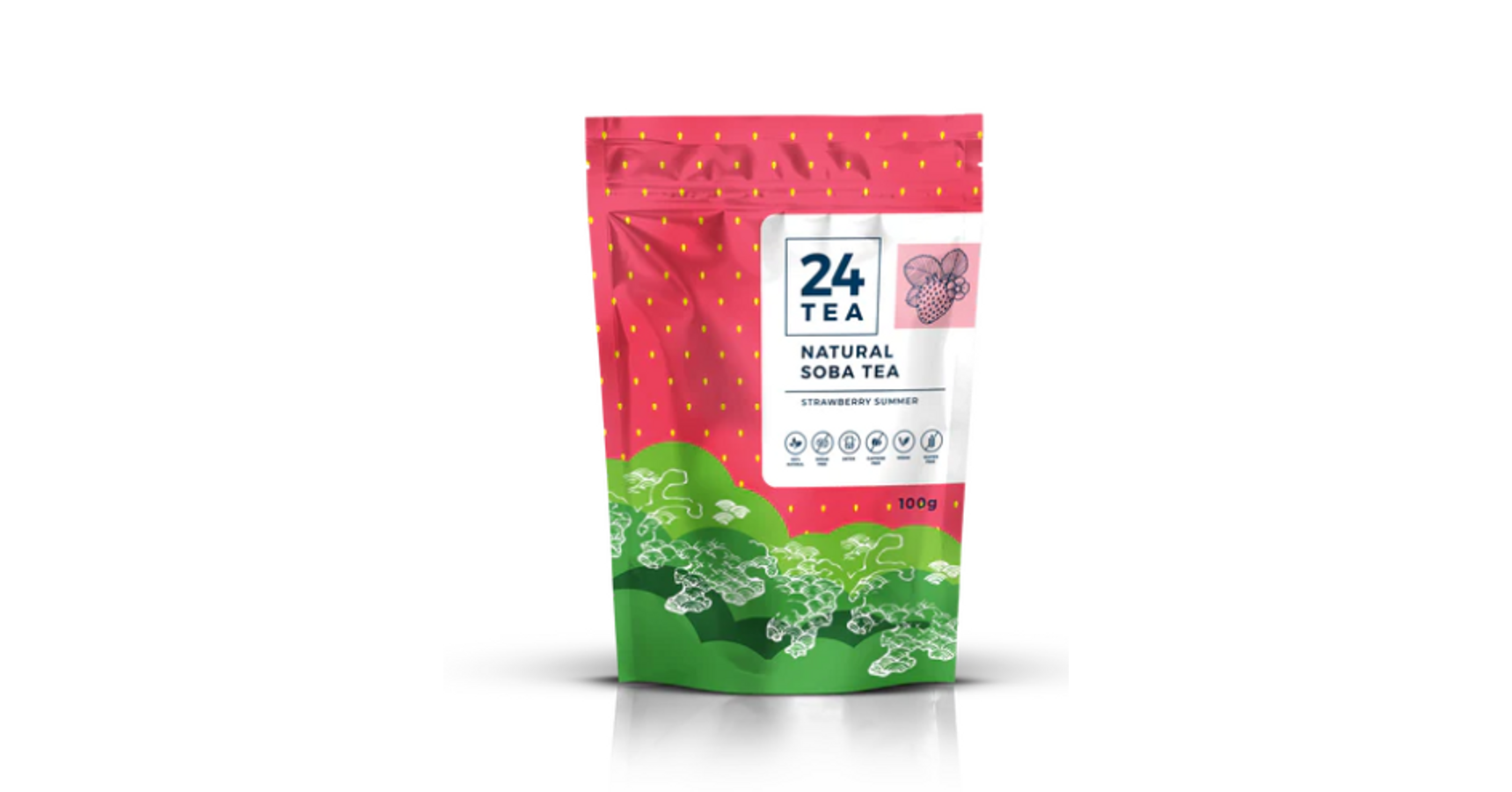 24TEA Hajdina tea, epres, 100g Biosziget