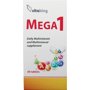 Vitaking Mega1 multivitamin tabletta, 30 db