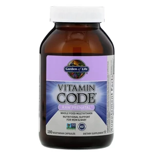 Garden of Life, Vitamin Code, RAW prenatális, 180 db