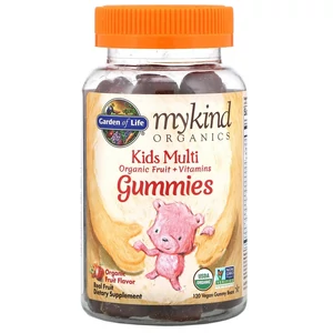 Garden of Life Kids Multi, bio gyümölcsíz, 120 db, MyKind Organics