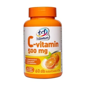 1x1 vitaday C-vitamin 500 mg rágótabletta, 60 db