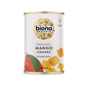 Biona bio mangó darabok mangólében, 400 g