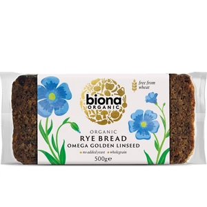 Biona bio rozskenyér omega arany lenmaggal, 500 g
