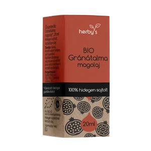 Herbys bio gránátalma magolaj hidegen sajtolt 20 ml