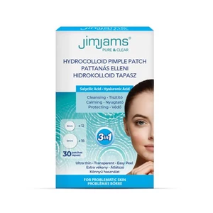 Jimjams pure &amp; clear hidrokolloid pattanástapasz BHA+HA, 30 db