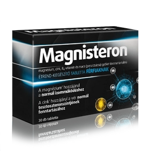Magnisteron Magnézium Cink B6-Vitamin És Maca (Perui Zsázsa) Gyökér Tartalmú Tabletta 30db