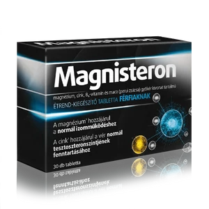 Magnisteron Magnézium Cink B6-Vitamin És Maca (Perui Zsázsa) Gyökér Tartalmú Tabletta 30db