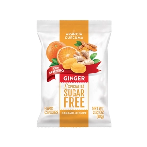 Serra cukormentes kemény cukorka gyömbér+narancs és kurkuma 80 g