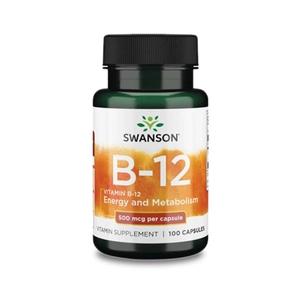 Swanson B12-Vitamin Kapszula, 100 db