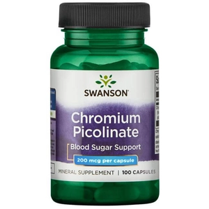 Swanson Chromium Picolinate Tabletta, 100 db