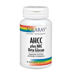 Solaray AHCC Plus NAC és béta-glükán 30db 500mg AHCC 