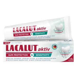 Lacalut Sensitive preventív hatású fogkrém, 75 ml