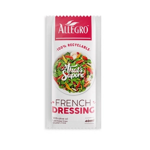 Allegro glutén és laktózmentes francia öntet , 40 ml