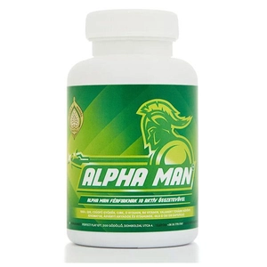 Alpha Man étrend-kiegészítő férfiaknak 10 aktív összetevővel kapszula, 60 db