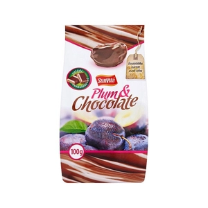 Sunvita csokoládés aszalt szilva, 100 g