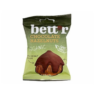 Bettr bio vegán gluténmentes csokival bevont törökmogyoró, 40 g