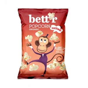 Bettr bio vegán gluténmentes tengeri sós popcorn, 60 g