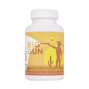 Big Gun étrend-kiegészítő férfiak részére, gyógynövényekkel, emelt szelén és l-arginin tartalommal kapszula, 30 db