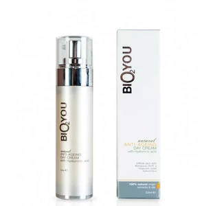 Bio2you natúr homokt anti-ageing nappali arckrém hialuronsav, 50 ml