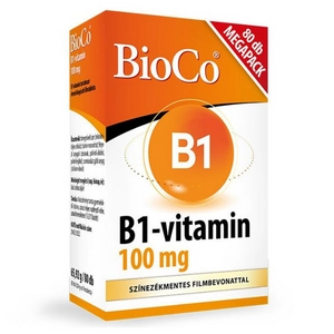 BioCo B1-vitamin 100 mg megapack, 80 db