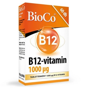 BioCo B12-vitamin 1000 mcg, 60 db