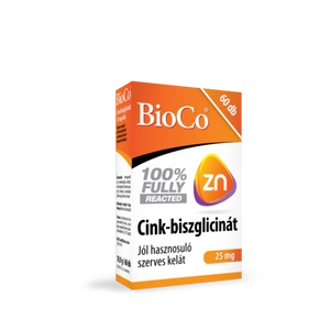 BioCo CINK-biszglicinát 25 mg 60db