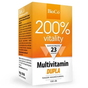 BioCo 200% vitality multivitamin dupla filmtabletta, 100 db
