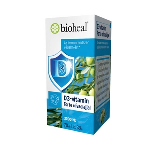 Bioheal d3-vitamin forte olívaolajjal, 70 db