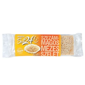 Biopont bio Mézes szelet, szezámmagos, 40 g