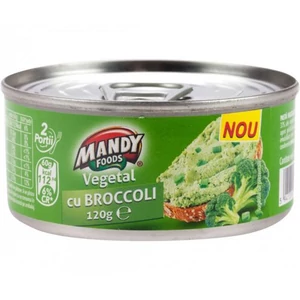 Mandy Növényi Pástétom Brokkolis, 120 g