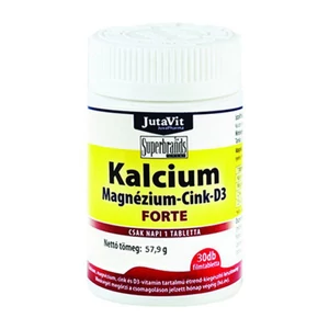 JutaVit Kalcium-Magnézium-Cink-D3 tabletta, 30 db