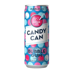 Candy can bubblegum zero sugar üditőital, 330 ml
