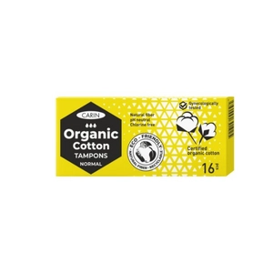 Carin organic cotton normál tampon, 16 db