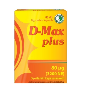 Dr. Chen D-max Plus D3-vitamin 3200 NE Kapszula, 60 db