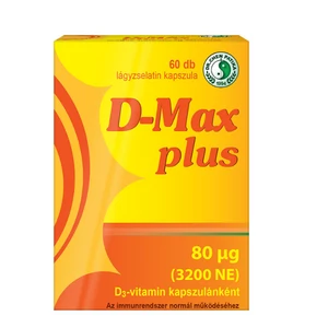 Dr. Chen D-max Plus D3-vitamin 3200 NE Kapszula, 60 db