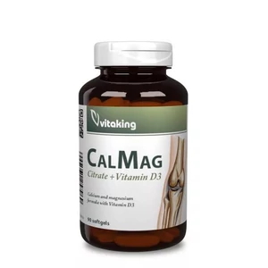 Vitaking CalMag + D3 vitamin kapszula, 90 db