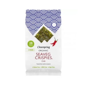 Clearspring bio ropogós tengeri alga snack chilis, 4 g