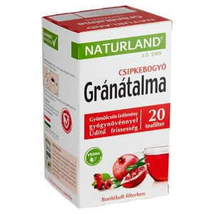 Naturland Gyümölcstea gránátalmával és csipkebogyóval filteres, 20x2g