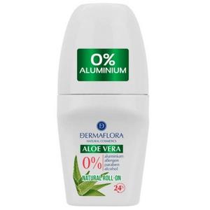 Dermaflora 0% roll-on aloe vera, 50 ml
