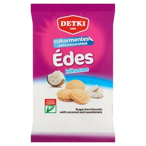 Detki Cukormentes Kókuszos Omlós Keksz, 180 g