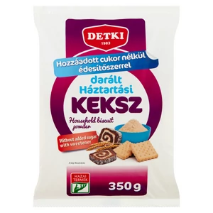 Detki cukormentes darált háztartási keksz, 350 g