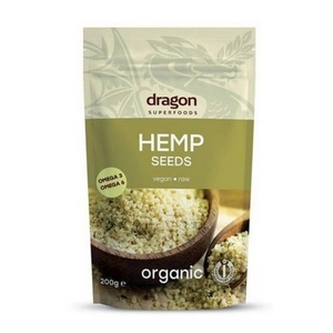 Dragon Superfoods Bio hántolt kendermag, 200 g