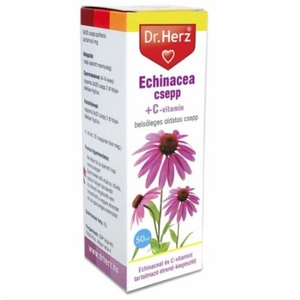 Dr. Herz Echinacea csepp C-vitaminnal, 50 ml