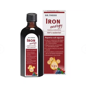 Dr.Theiss Iron Energy Folyékony Vaskészítmény, 250 ml