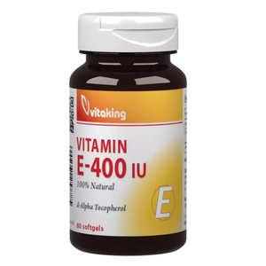 Vitaking Természetes E-400 vitamin gélkapszula, 60 db