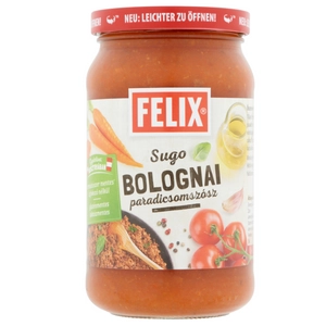 Felix sugo bolognai paradicsomszósz darált hússal, 360 g