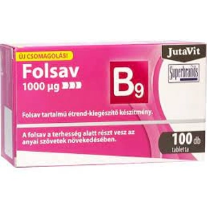 Jutavit Folsav 1000 µg tabletta, 100 db