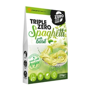 Forpro triple zero pasta spaghetti bazsalikomos, 270 g