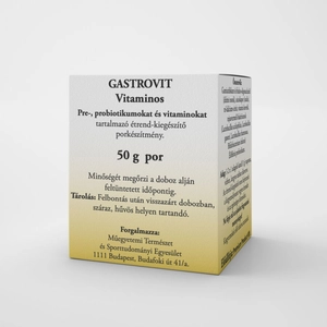 Gastrovit komplex pre-, probiotikumokat és vitaminokat tartalmazó étrend-kiegészítő por, 50 g