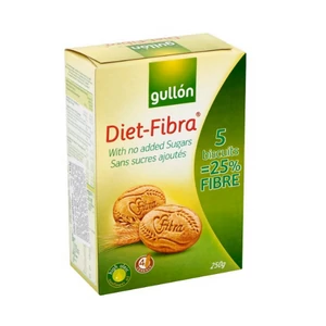 Gullón cukormentes fibra rostdús keksz, 250 g